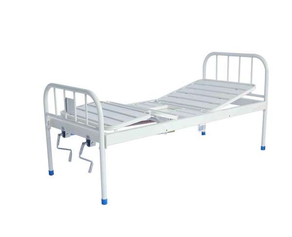 E22鋼制噴塑雙搖便孔護(hù)理床--(條式床面、便孔）
