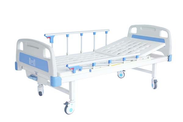 E10C一功能護理床 (四角剎車、沖孔、五檔護欄）