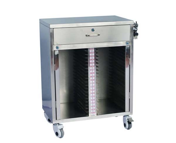 B25全不銹鋼30-60格病例夾車