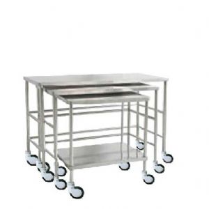 B16全不銹鋼層疊式手術(shù)器械車